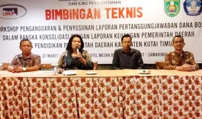 Disdik Kutim Gelar Workshop Dana BOS