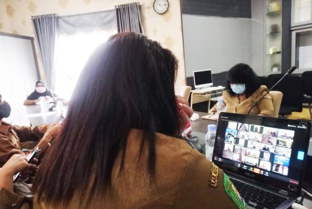 Disdik Kutim Rapat Koordinasi Online dengan Disdikbud Kaltim
