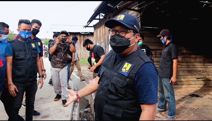 Irwan Fecho Tinjau Pelaksanaan Program KOTAKU di Sangatta Utara