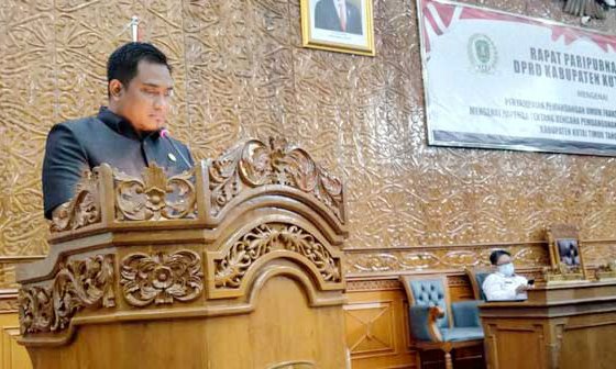 Fraksi AKB Himbau Peningkatan Infrastruktur Dalam Ranwal RPJMD