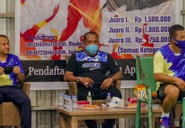 Kasmidi Hadir Turnamen Badminton BAMAG Kutim