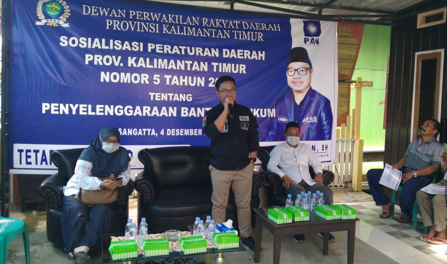 M.Nasiruddin Sosialisasikan Perda Bantuan Hukum Untuk Warga Miskin