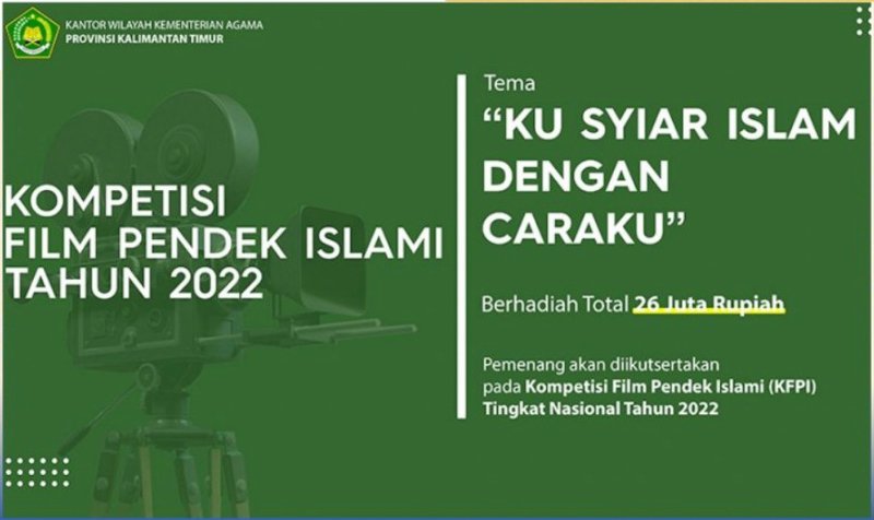 Kemenag RI Gelar Kompetisi Film Pendek Islami