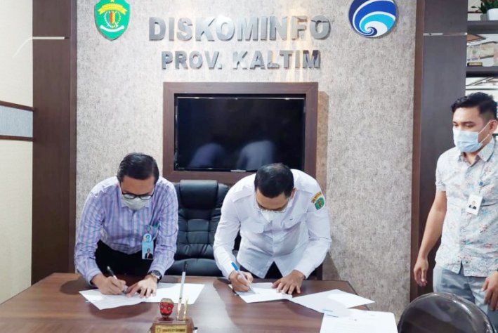 Penandatanganan MoU Antara Bank bjb Dengan Diskominfo Prov. Kaltim