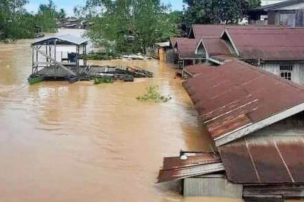 Curah Hujan Tinggi, Sangatta Diterjang Banjir Besar 