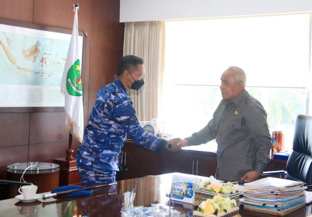 Gubernur Kaltim Terima Kunjungan Danlanud Dhomber