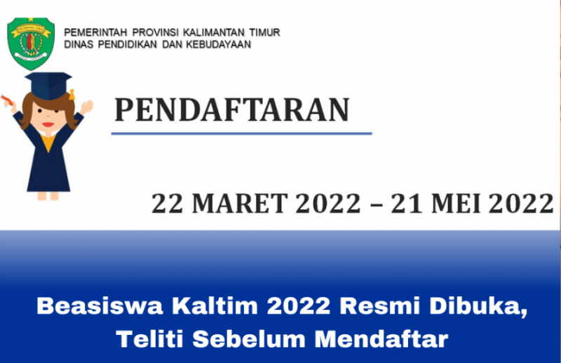 Beasiswa Kaltim 2022 Resmi Dibuka