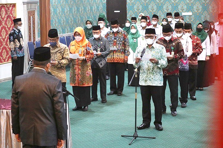 Kemenang Kaltim Lantik 42 Pejabat Baru