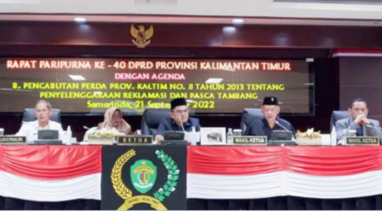 Perda Reklamasi dan Pascatambang Sudah Tak Relevan
