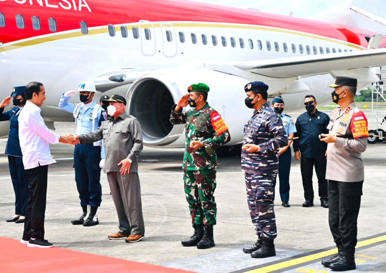 Presiden Joko Widodo Kunjungan Kerja Ke Kaltim