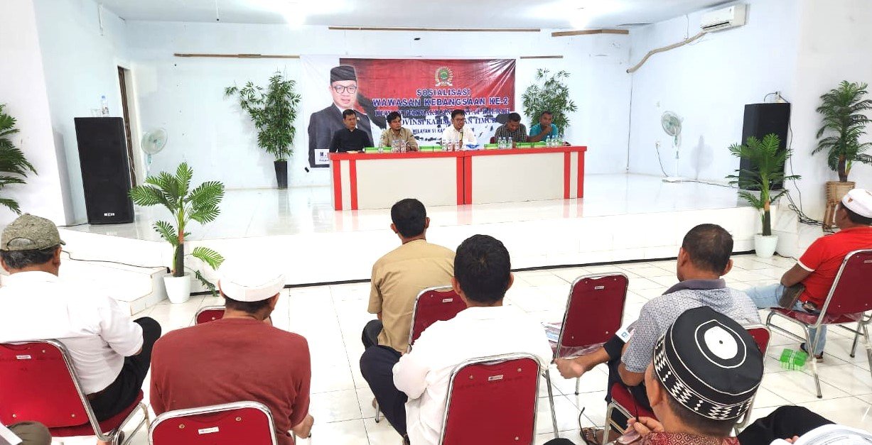 Nasiruddin Sosialisasikan Wawasan Kebangsaan di Desa Sangatta Utara