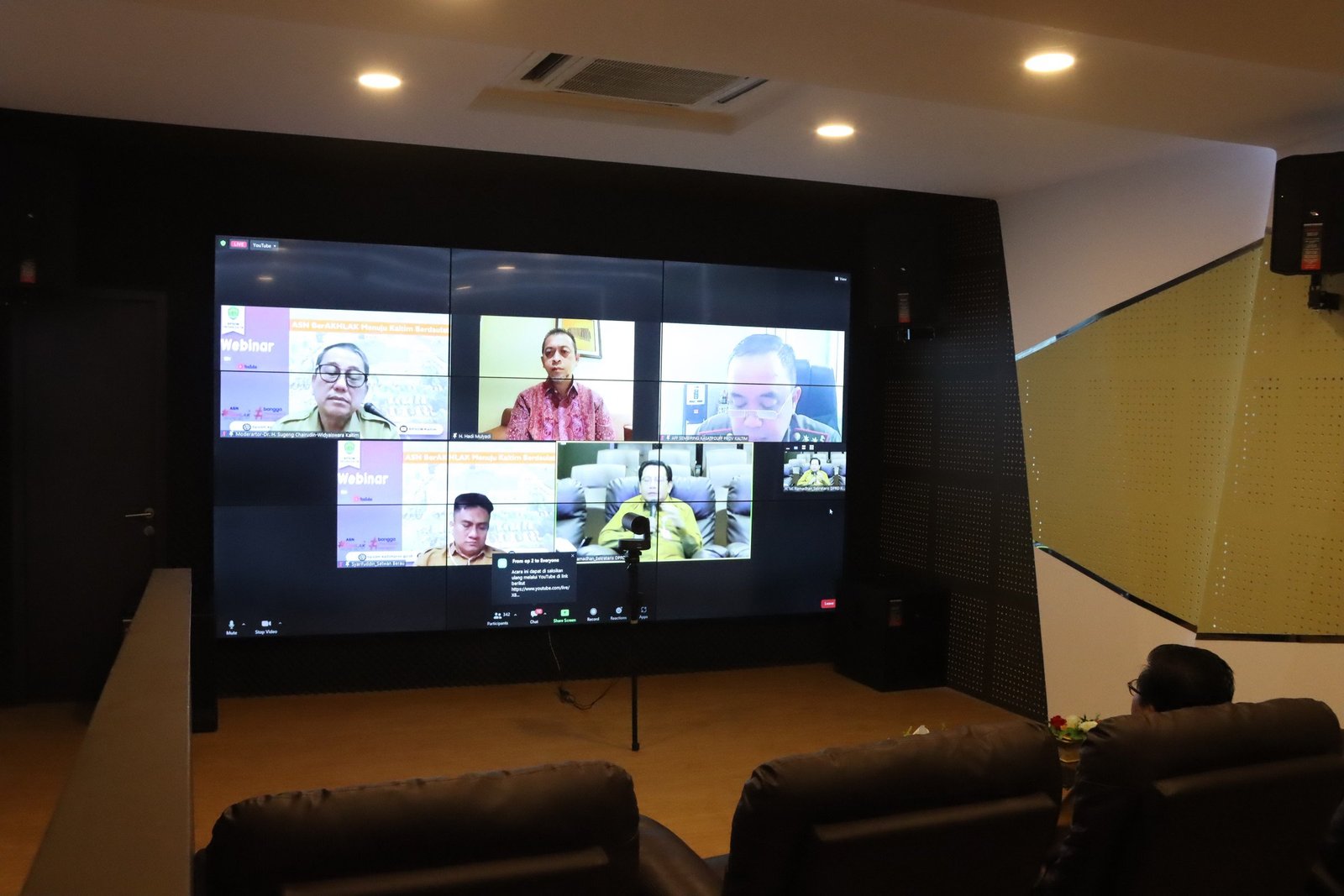 Sekwan Ikuti Webinar Pengembangan Kompetensi