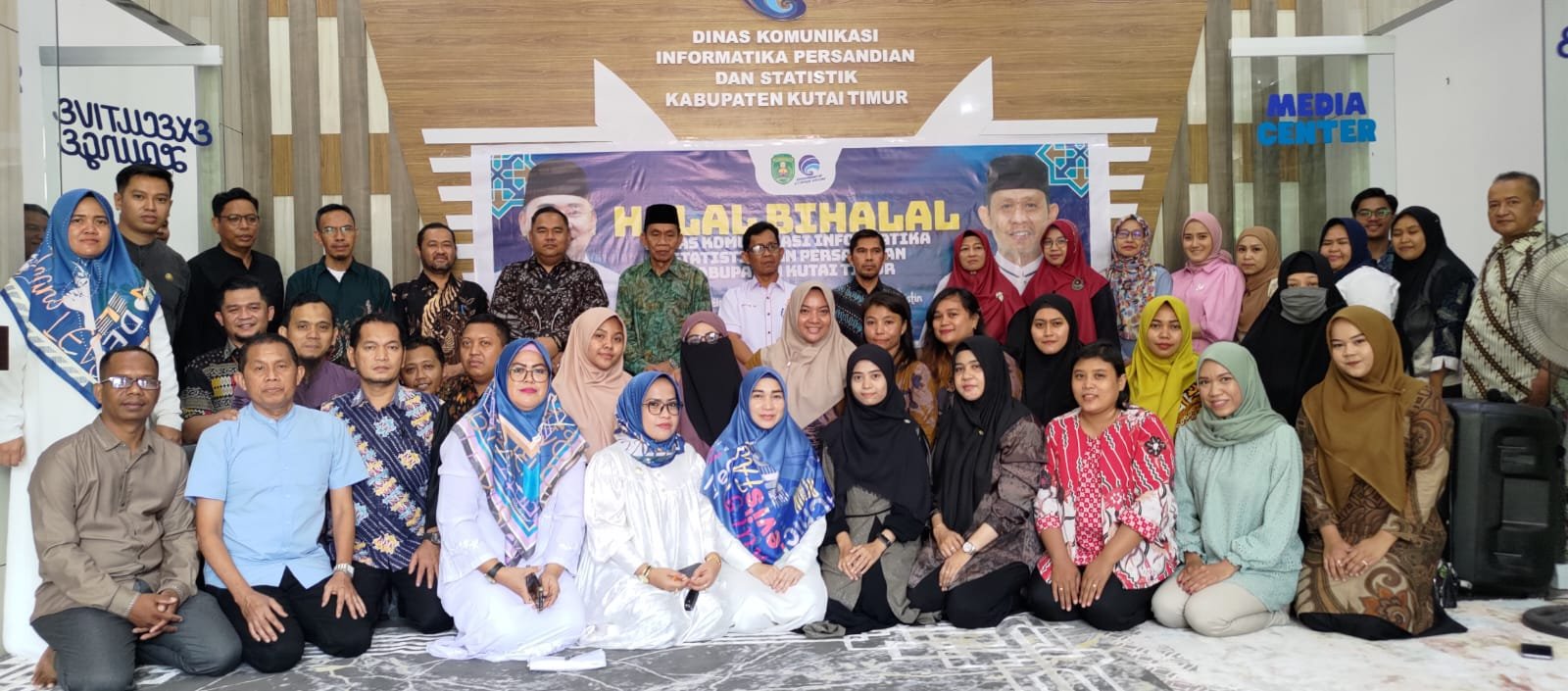 Pererat Silaturahmi, Diskominfo Staper Kutim gelar Halal Bihalal