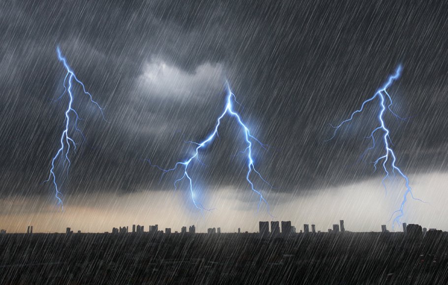 Empat Kabupaten di Kaltim Potensi Hujan Petir 