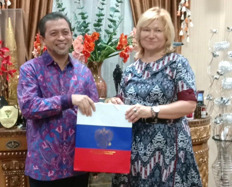 Wagub Hadi Terima Kunjungan Wakil Dubes Rusia