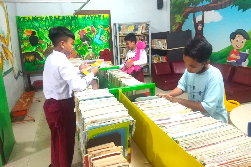 Ruang Perpustakaan Anak Jadi Tempat Favorit Siswa SD