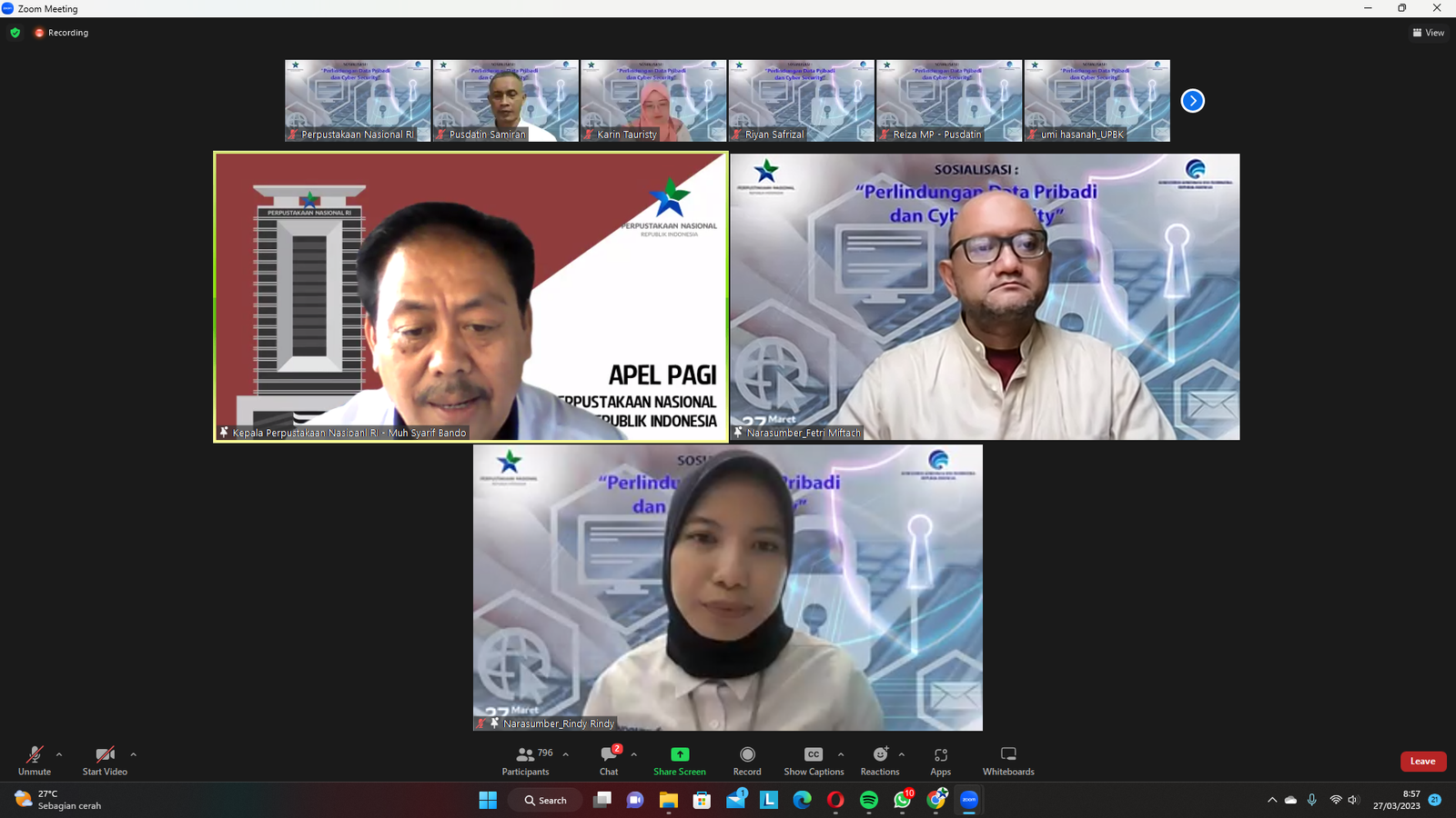 Perpusnas Tingkatkan Keamanan Siber, Lindungi Data Pribadi