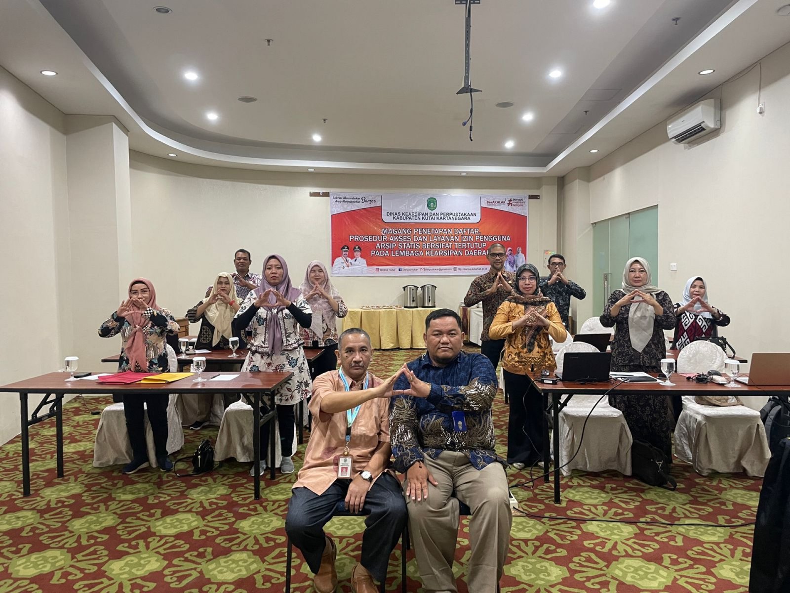 Diarpus Kukar Bakukan Prosedur Akses Pengarsipan