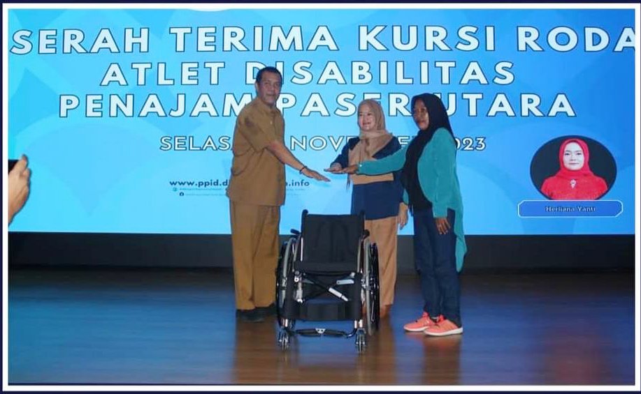 Dispora Kaltim Peduli Atlet Disabilitas