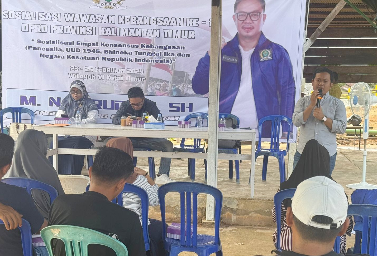 M.Nasiruddin Gelar Sosbang di Kecamatan Sangatta Selatan