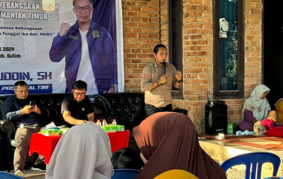 Nasiruddin Sosialisasikan Wawasan Kebangsaan Kepada Warga Muara Gabus