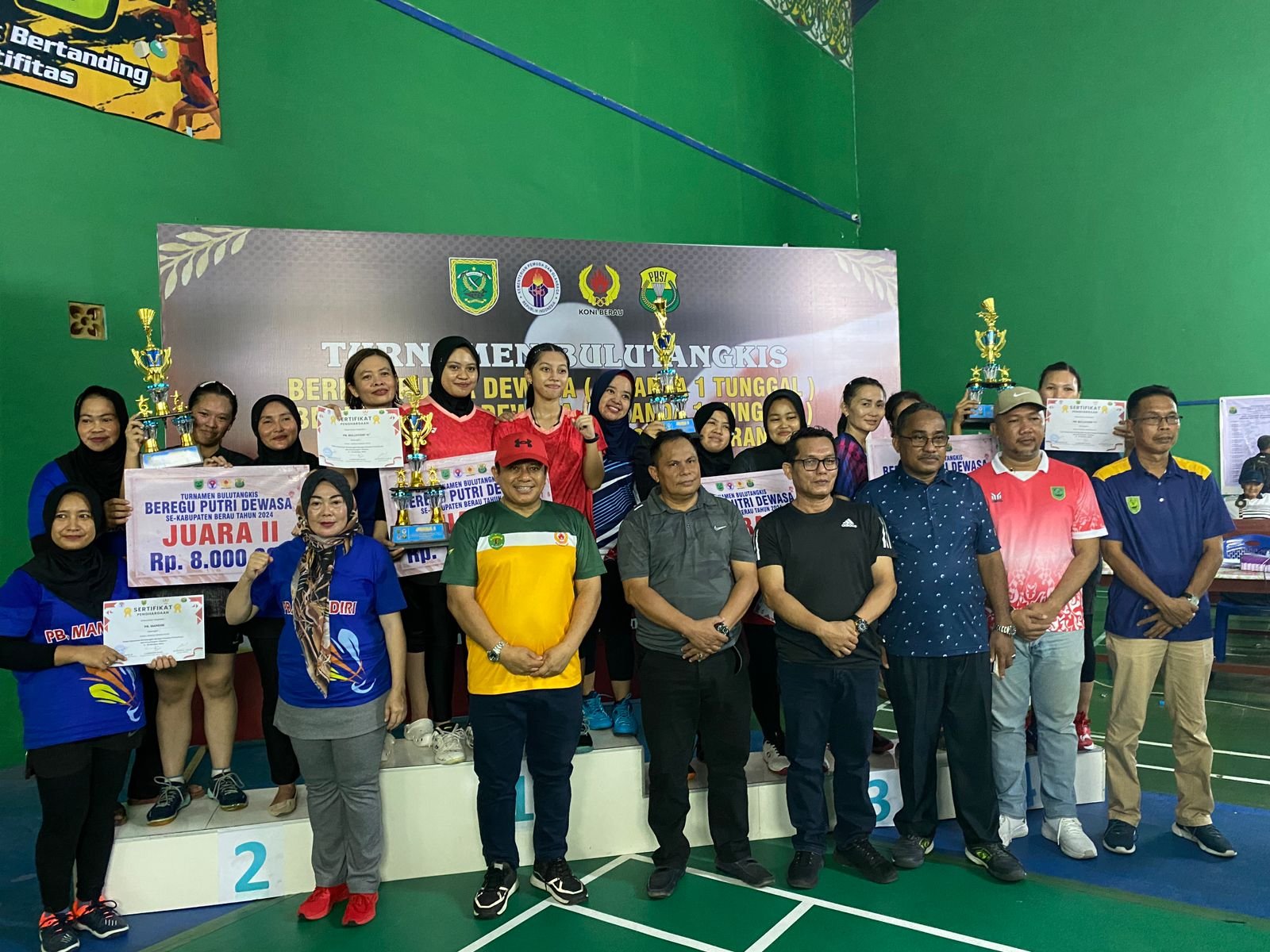 Pemkab Berau Berharap Atlet Bulutangkis Terus Berlatih Mengejar Prestasi