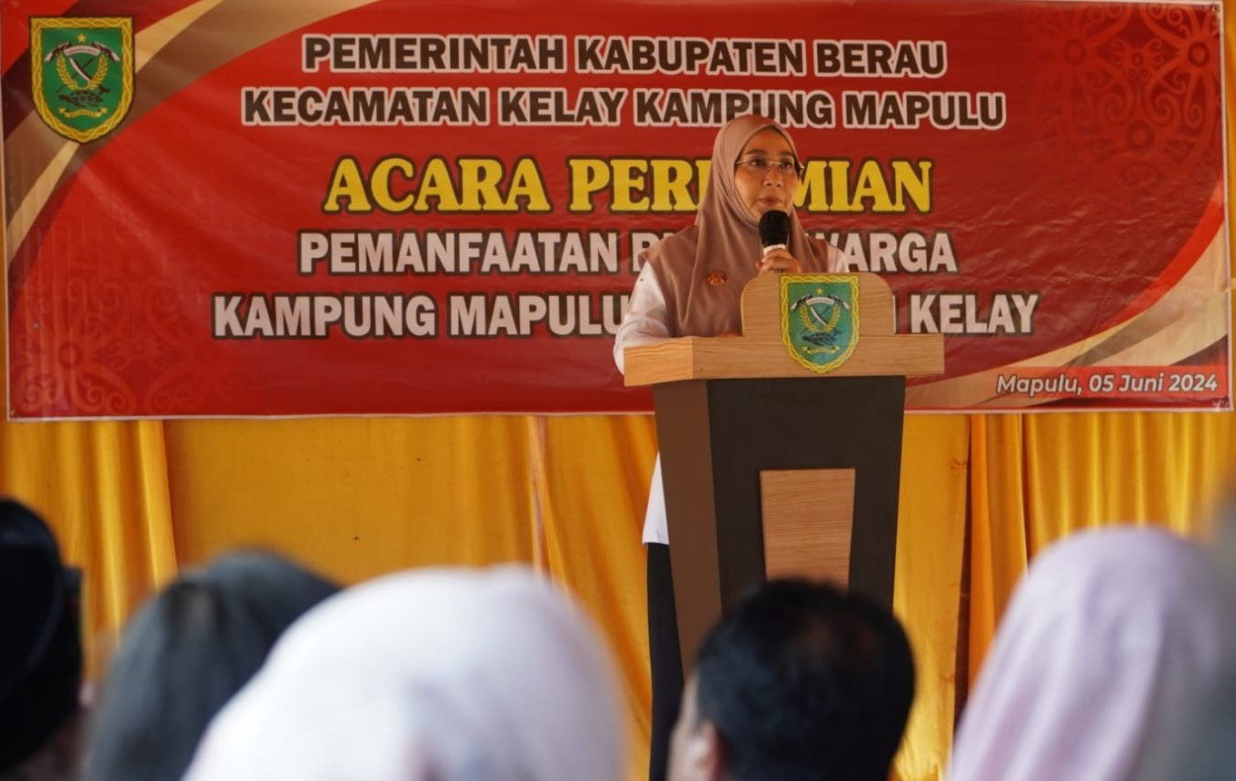 Bupati Berau Resmikan 34 RHL di Kampung Mapulu