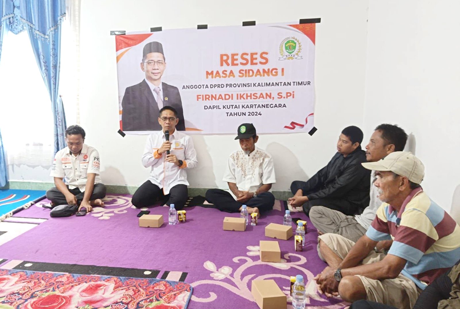 Firnadi Ikhsan Serap Aspirasi Masyarakat Samboja Barat