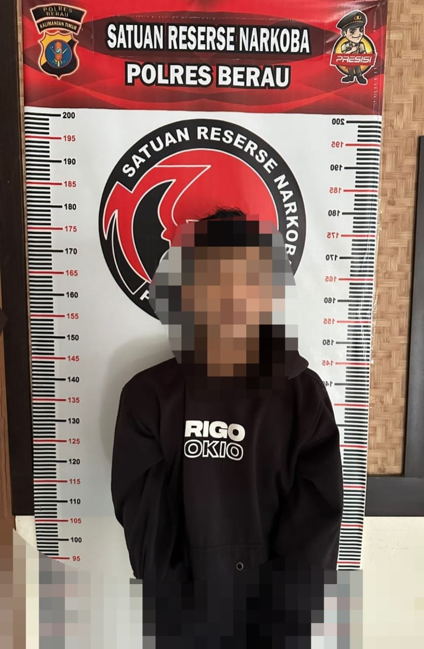 Satnarkoba Polres Berau Gagalkan Peredaran 44 Gram Sabu