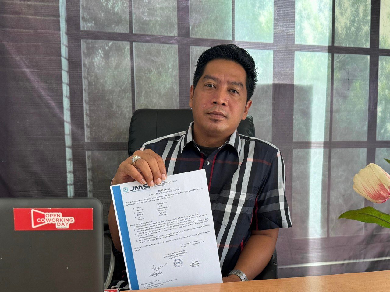 Fantriansyah Terima Mandat Kepengurusan JMSI Kutim 2025-2030