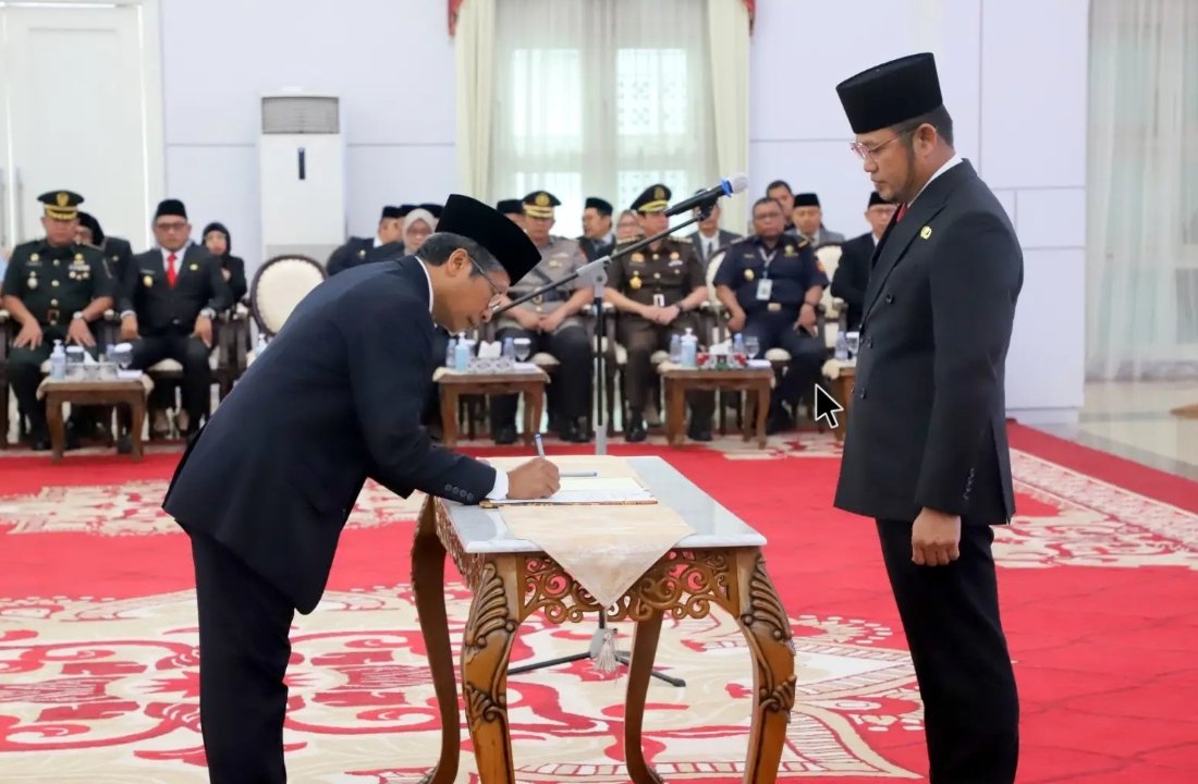 Gubernur Harum Kukuhkan Kepala BPKP Kaltim yang Baru